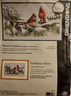 Dimensions 35178 Winter Cardinals