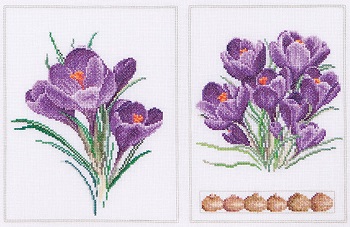 Thea Gouverneur GOK444 Purple flowers
