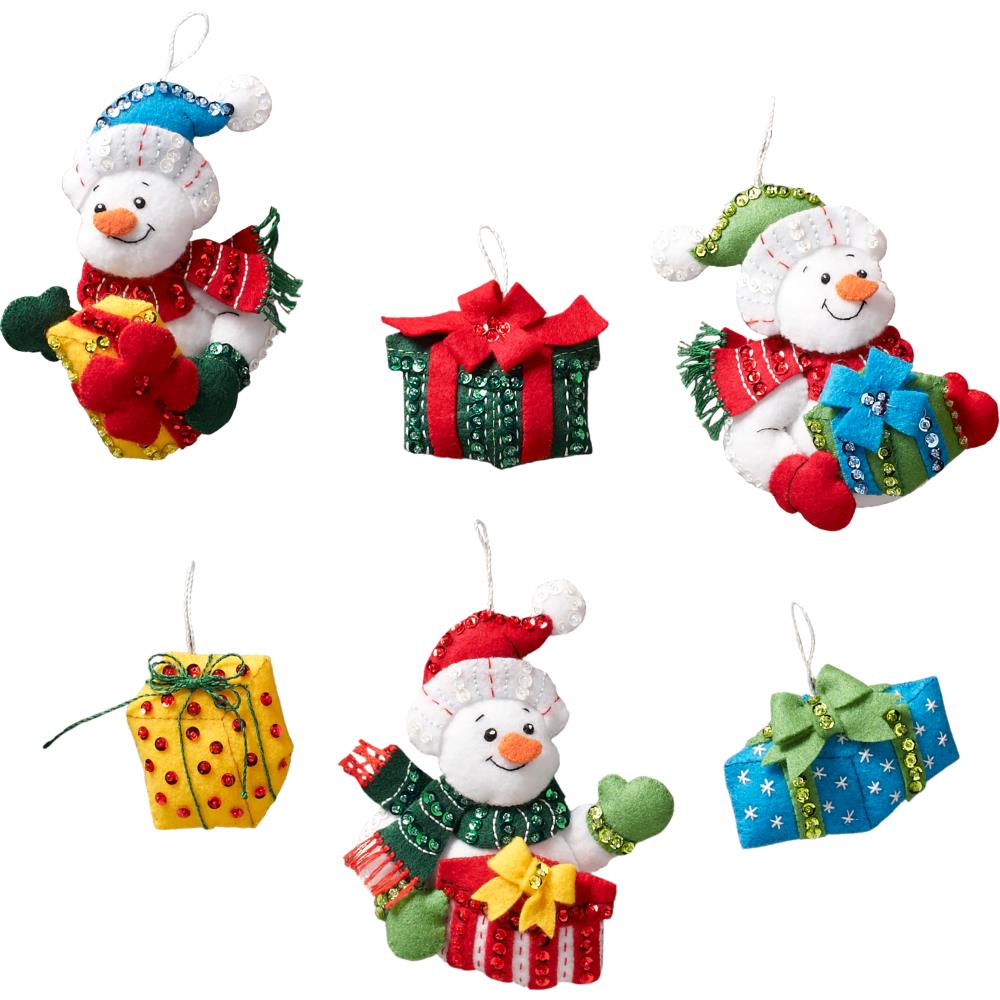 Bucilla 86870N Snowmen with presents